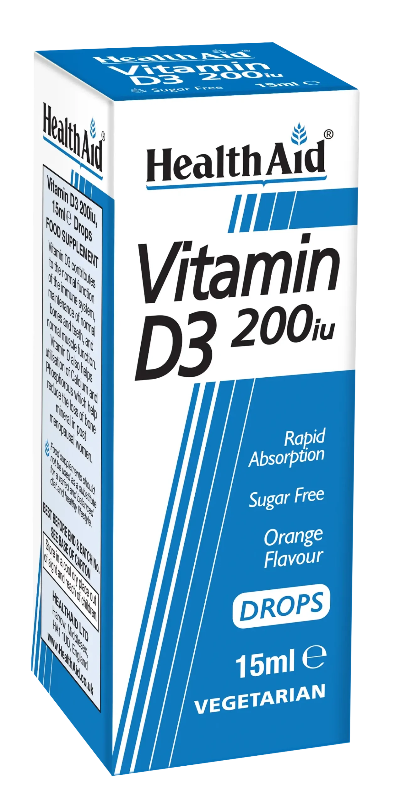 Vitamin D3 200iu drops-10ml
