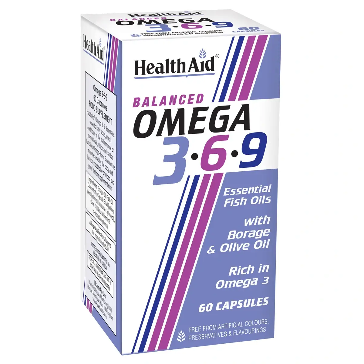 Omega 3 – 6 – 9 (EPA,DHA,GLA,linoleic,oleic acid)